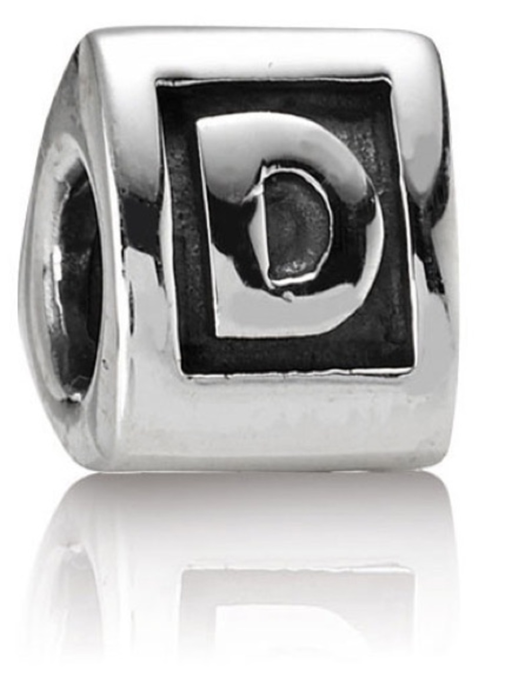 AUTHENTIC PANDORA #790323D ALPHABET LETTER "D" CHARM SILVER RETIRED